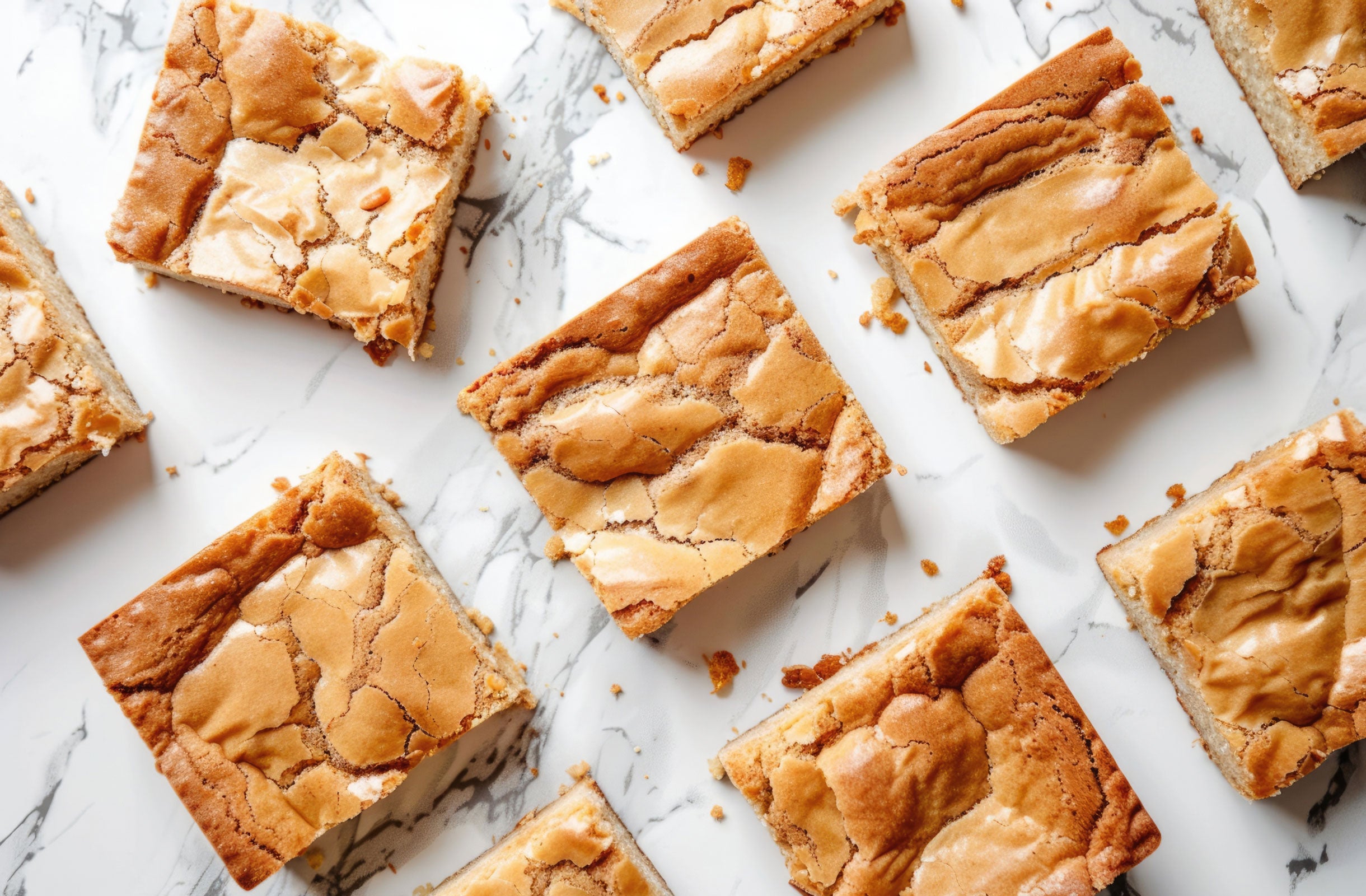 Peanut Butter Vanilla Protein Blondies