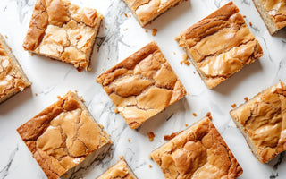 Peanut Butter Vanilla Protein Blondies