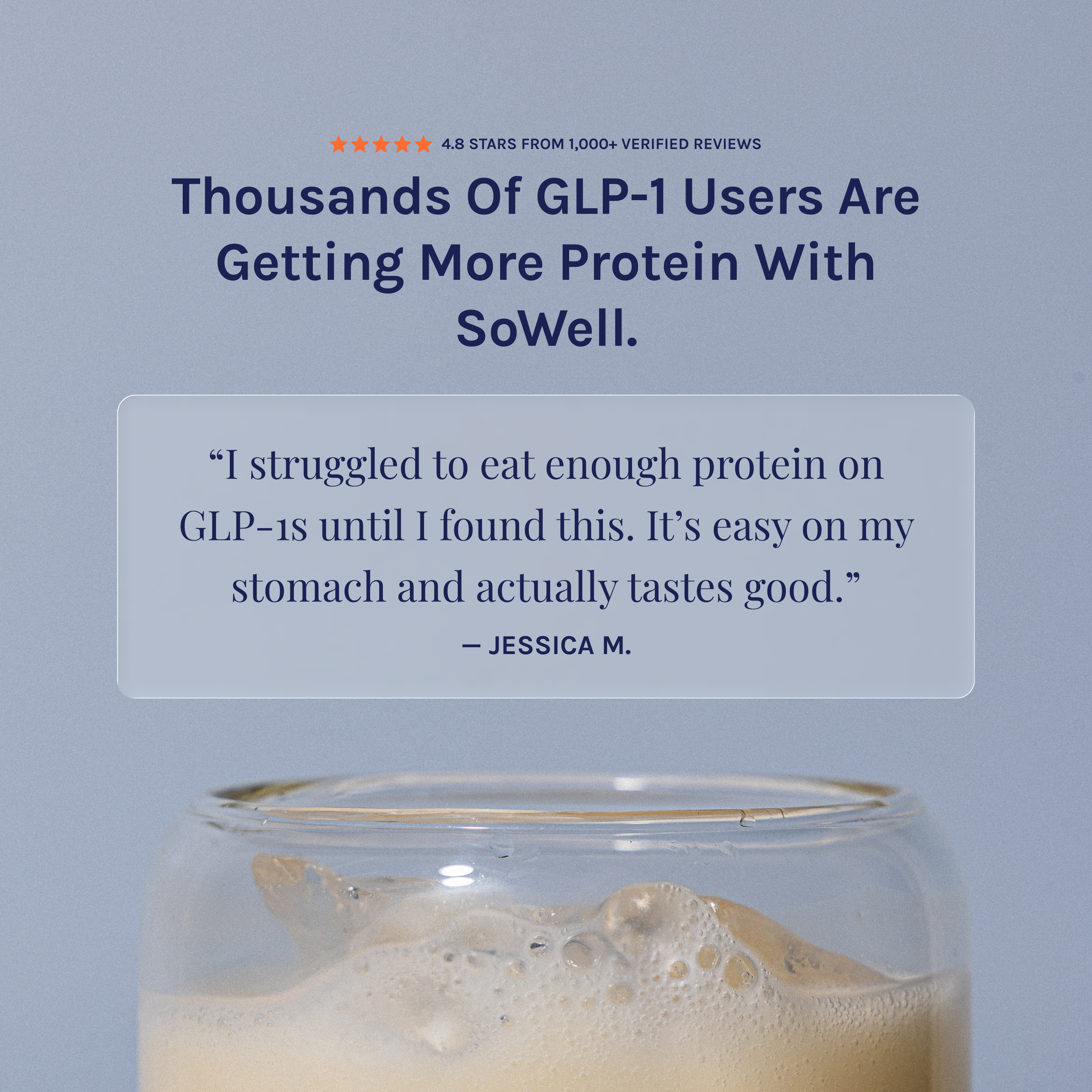 how much protein for glp 1 SoWell Protein