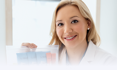 Doctor portrait for health report hero mobile